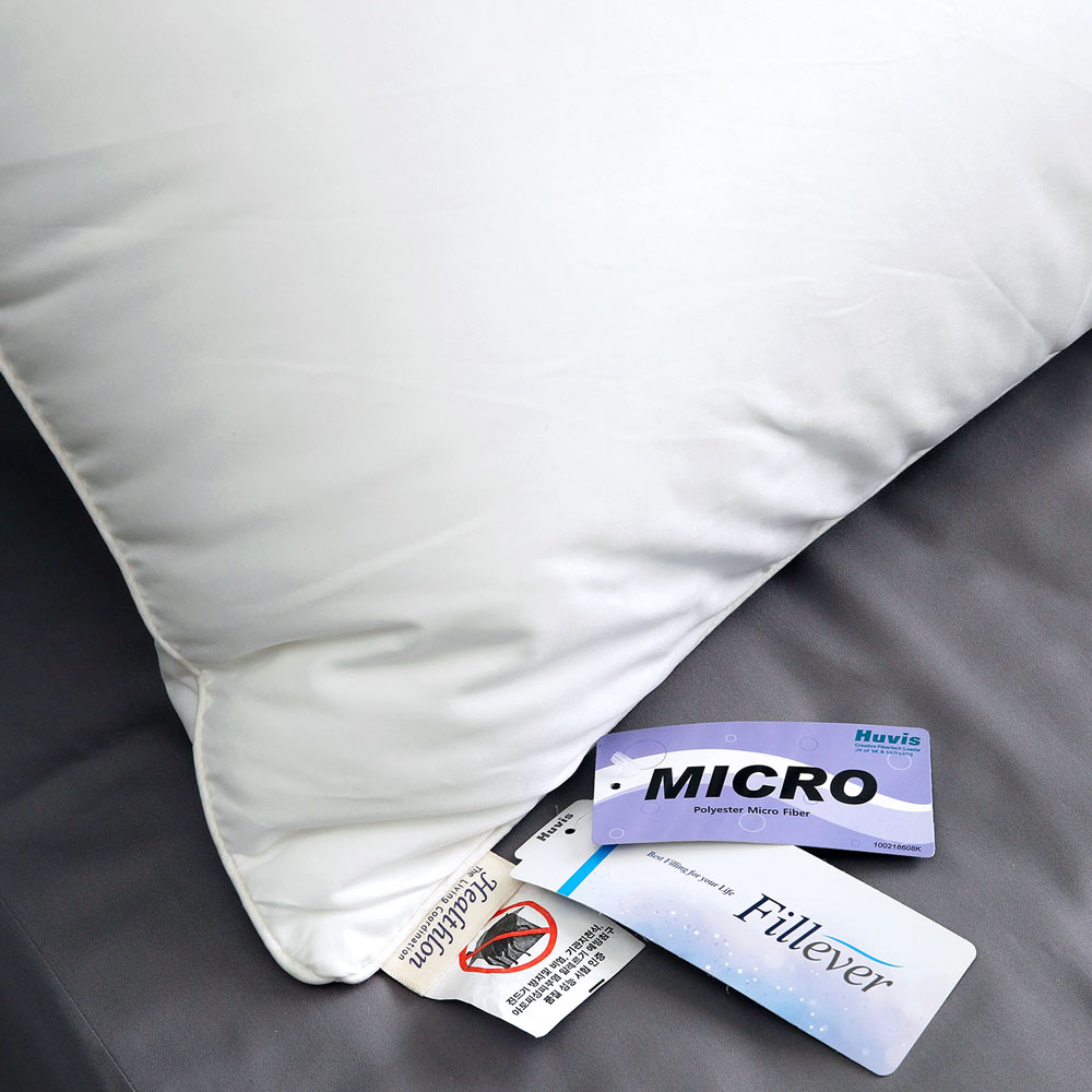 마이크로화이바 호텔베개솜 푹신한 어린이 낮은 숙면베개 효성가공 알러지케어원단 휴비스솜
