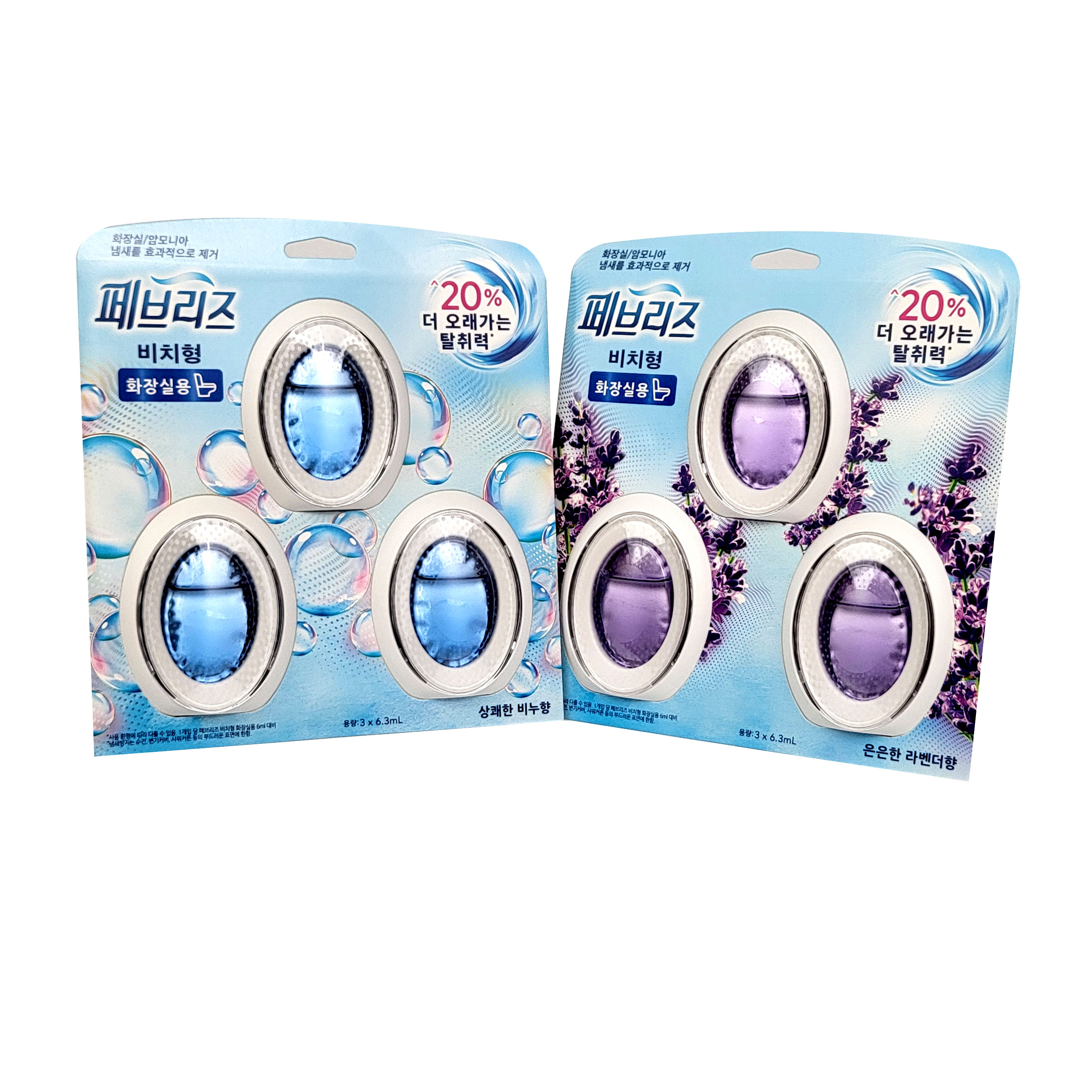 페브리즈 화장실용 비치용 6ml 6개 집안 향기 옷방 원룸 가정용 드레스룸