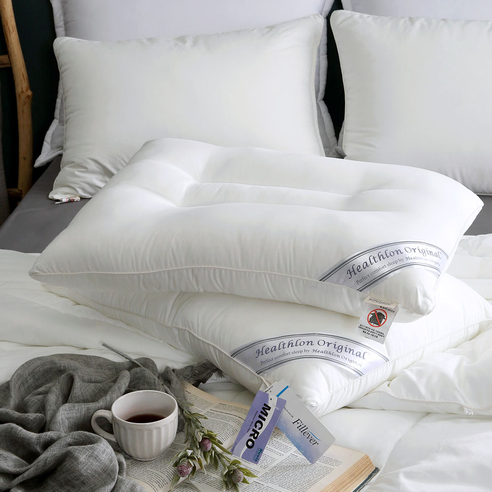 마이크로화이바 경추베개솜 거북목 일자목 높이조절 숙면베개 효성가공 알러지케어원단 휴비스솜