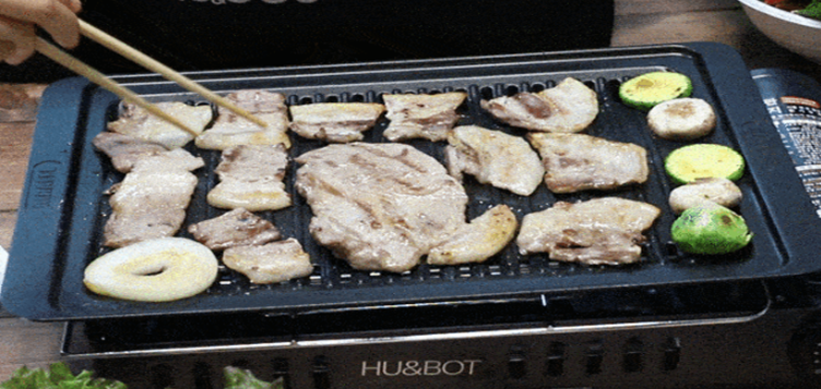 지라프 구이바다 M 투명뚜껑 풀세트 휴앤봇 가스 버너 캠핑용