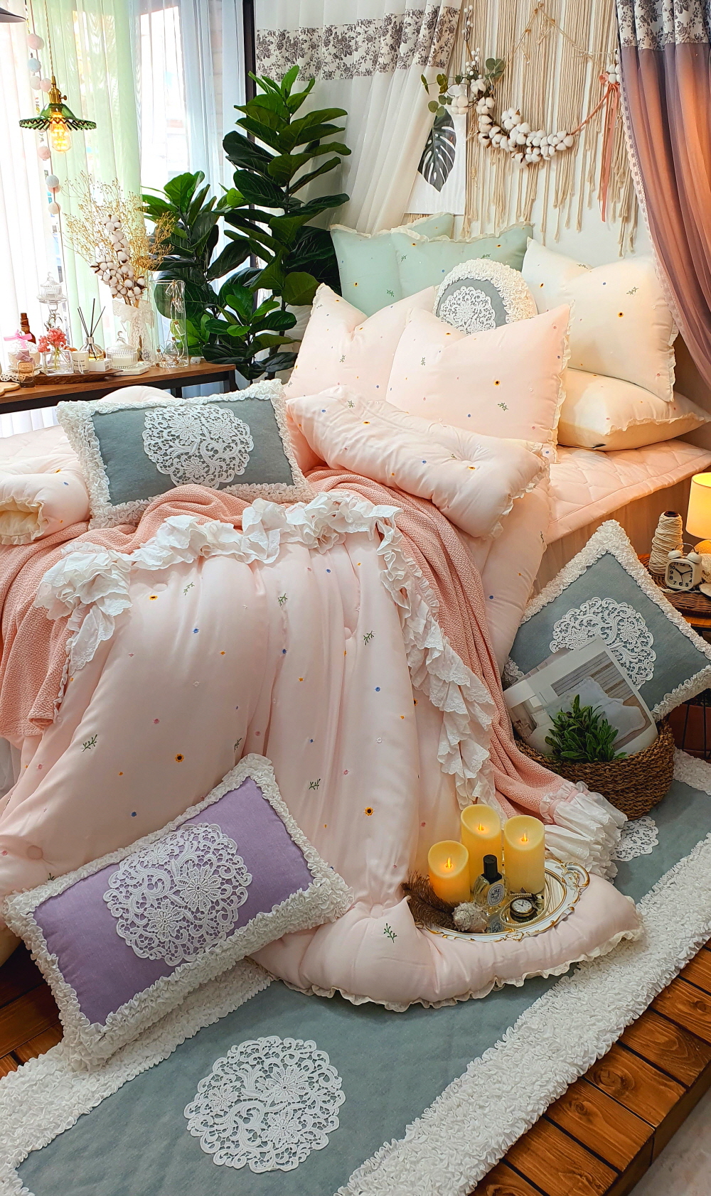 모달이불 알러지케어이불 먼지없는 봄이불 세트