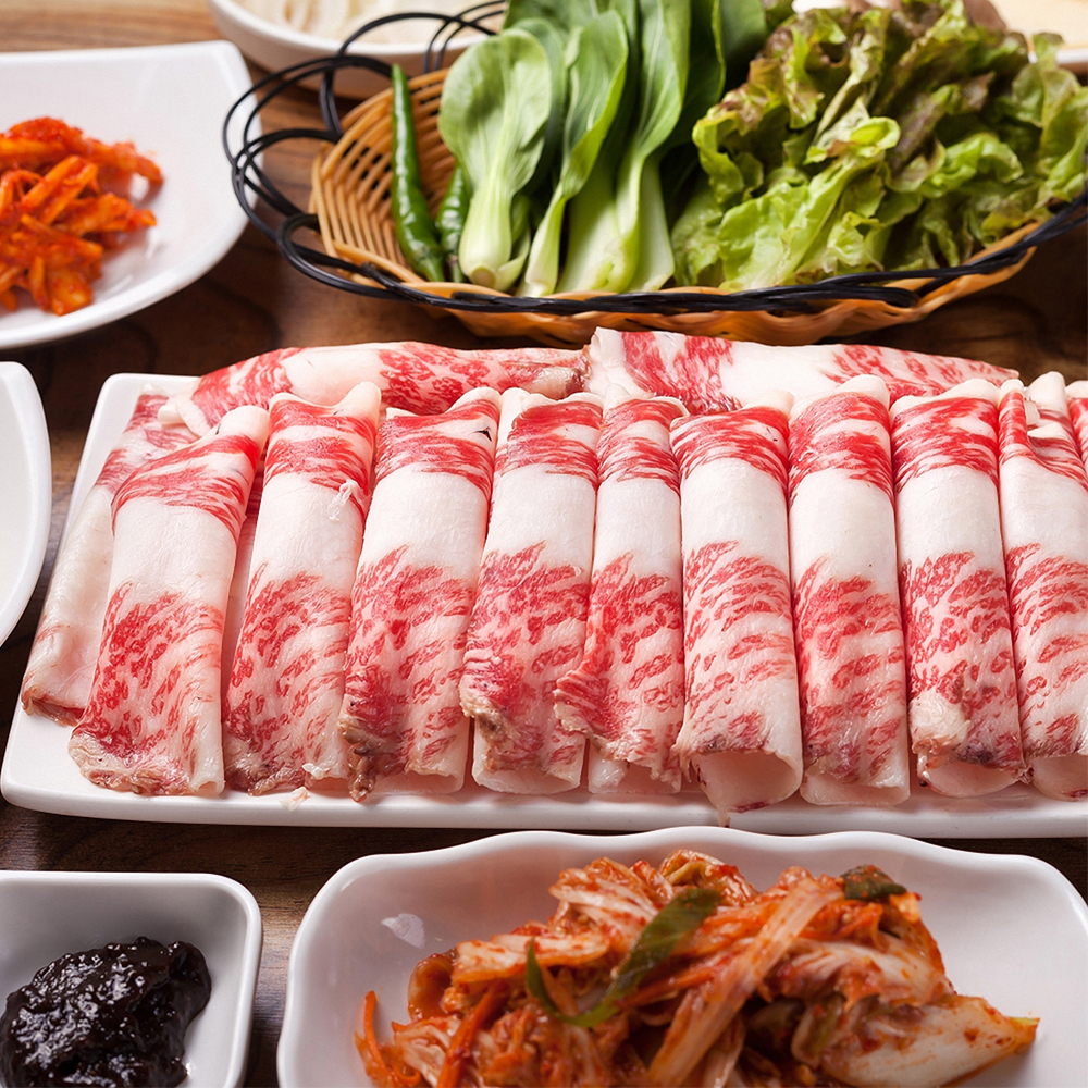 바라던 차돌박이 200g 100프로 소고기 수입소고기 샤브샤브 스테이크