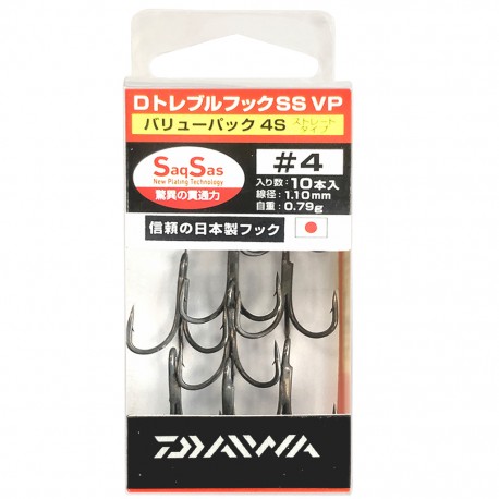 다이와 D트래블훅 SS VP 4S / GT 지그헤드 어시스트 훅 / 지깅바늘 루어훅 - 상품 이미지