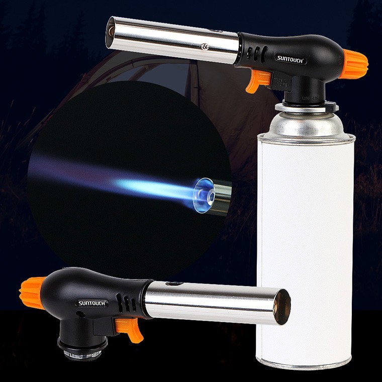 액화방지토치 라이터 캠핑용 자동 휴대용 부탄가스 미니