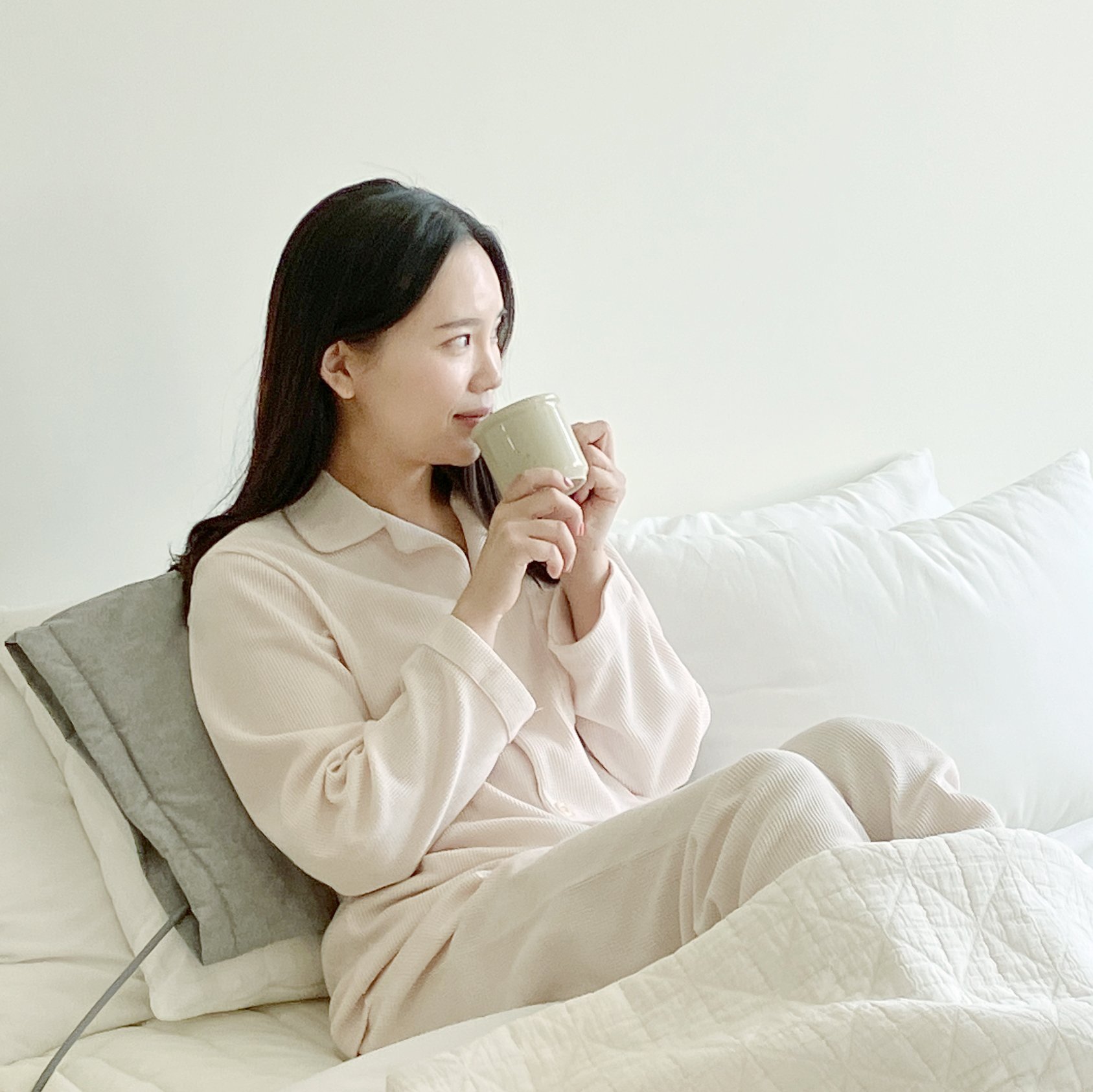 온열 찜질기 허리 전기 찜질팩 무릎 복대 찜질 매트 복부 온열기 배 온찜질기 소형