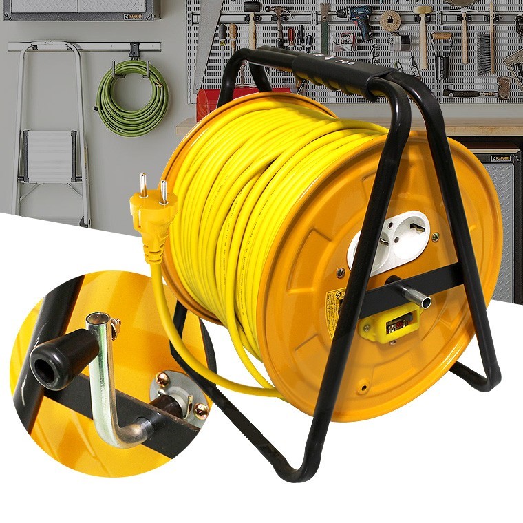 전선릴 접지 차단 연장 캠핑릴선 리드연결 코드 전기케이블 30호 60호 100호 - 상세 이미지 3