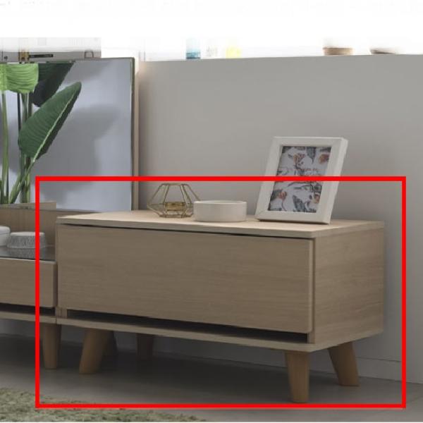 넓은 작은협탁 테이블 낮은 협탁 우드 소형 협탁 서랍장 - 상품 이미지