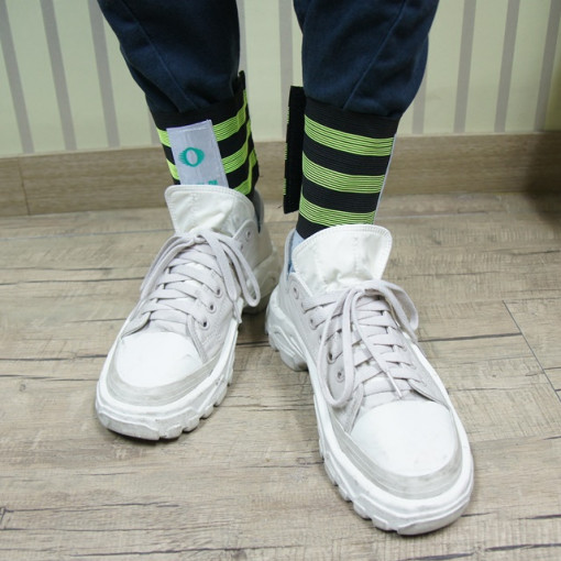 각반 1쌍 안전 무재해마크 밴드 발목 바지 산업용 제품 이미지