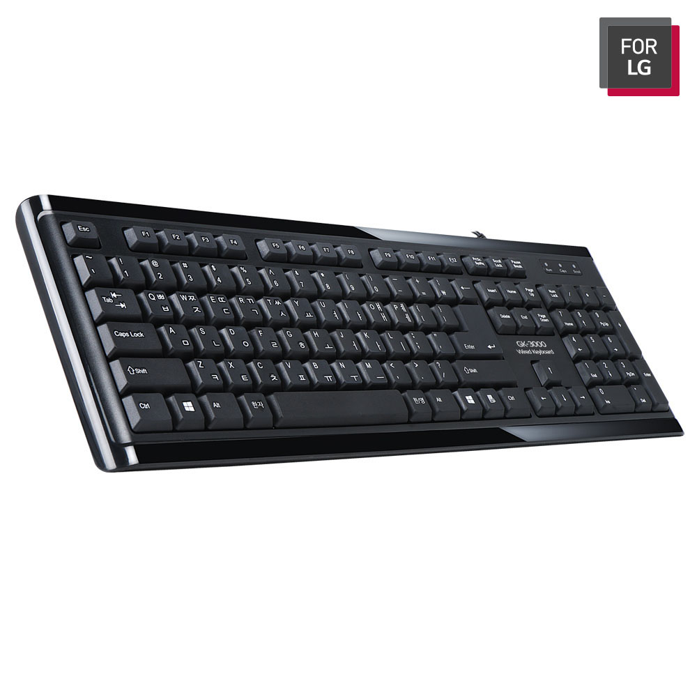 FOR LG GK-3000 유선키보드 키스킨포함 블랙, 멤브레인 - 상세 이미지 2