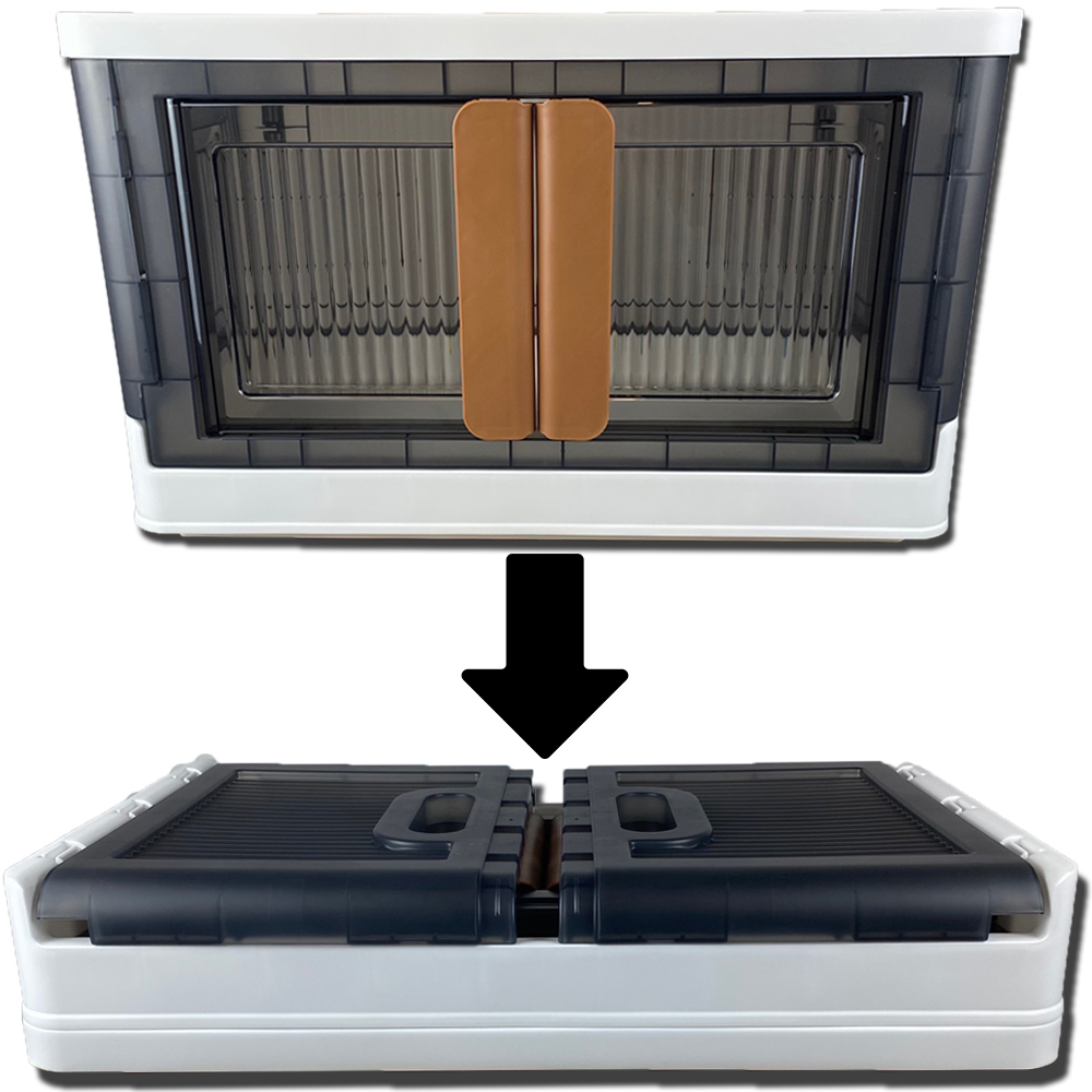 오라플 대형리빙박스 폴딩박스 접이식정리함 32L