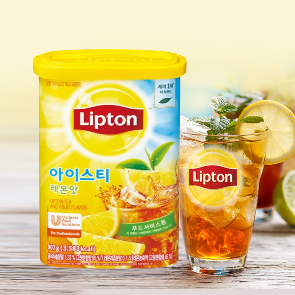 립톤 아이스티 레몬 907g - 상품 이미지