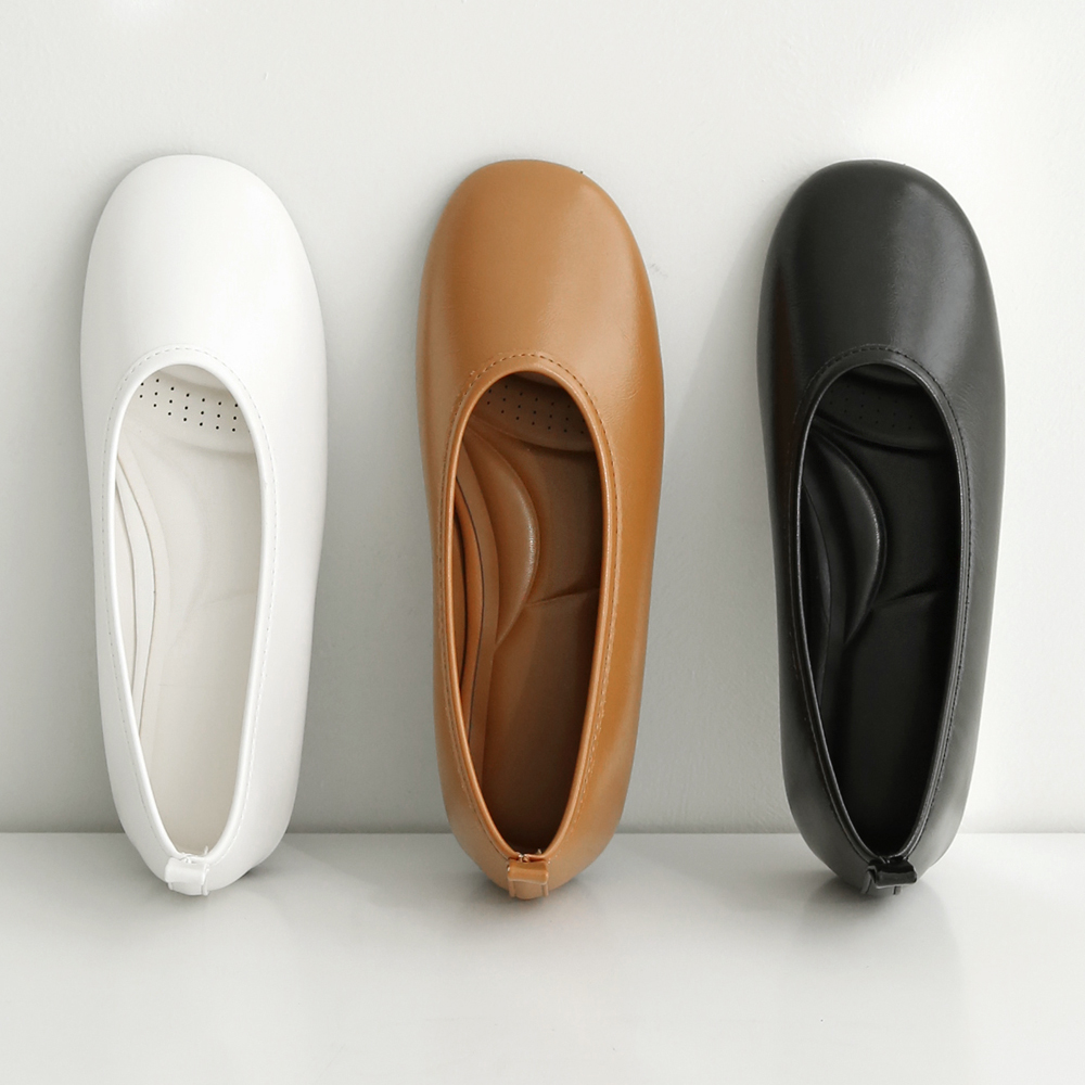 발편한플랫 여성 빅사이즈 쿠션 플랫슈즈