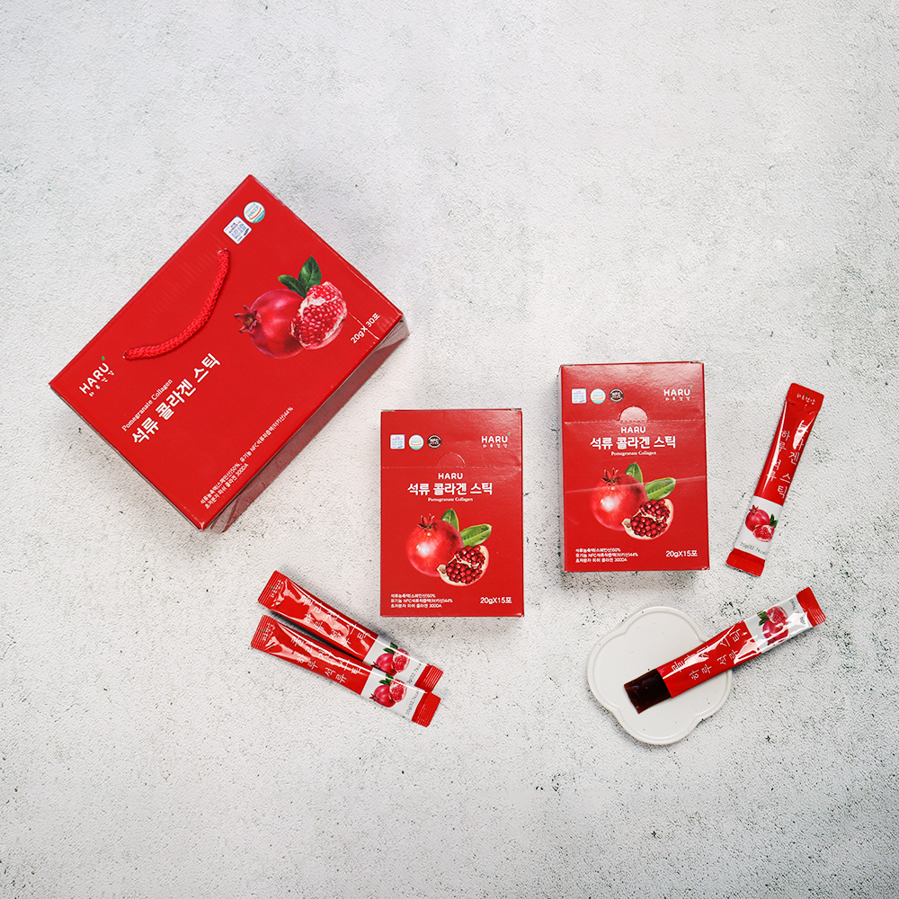(더진안)하루 석류 저분자피쉬콜라겐 젤리스틱 20g 30포 제품 이미지