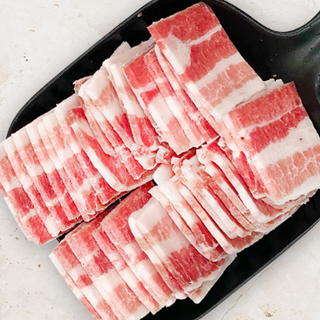 수입 돼지고기 소고기 대패삼겹 냉삼겹 우삼겹 500g : 더 미트홀릭