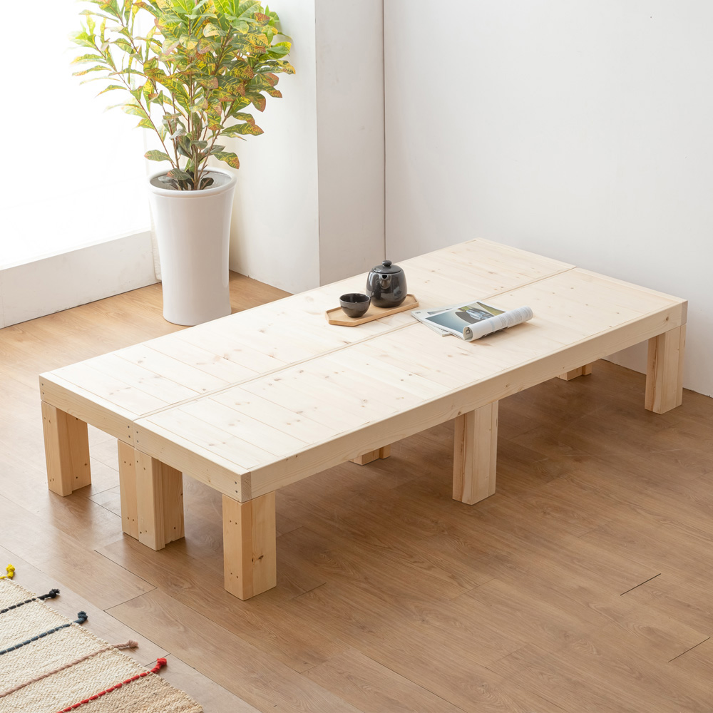 숲에온하우스 평상형 분리형 매트리스 침대 깔판 더블 침대프레임 미니싱글