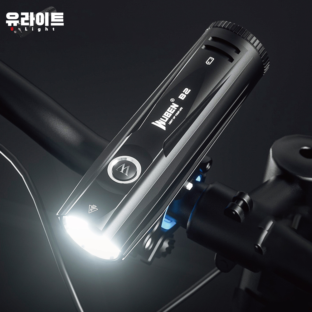 B2 LED 자전거 라이트 전동퀵보드 후레쉬 충전식 전기자전거 써치 C타입 야간 전조등 이미지 6