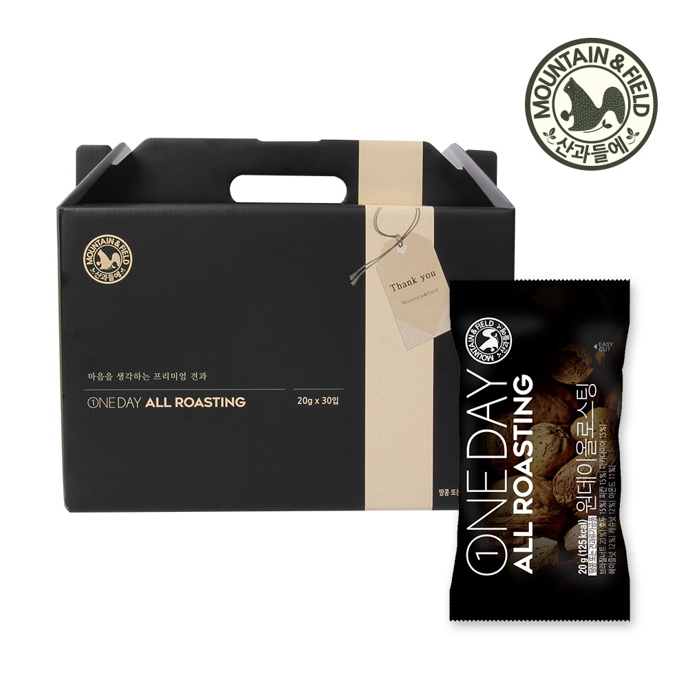 산과들에 하루 한줌견과 30봉 견과류선물세트 - 상세 이미지 2