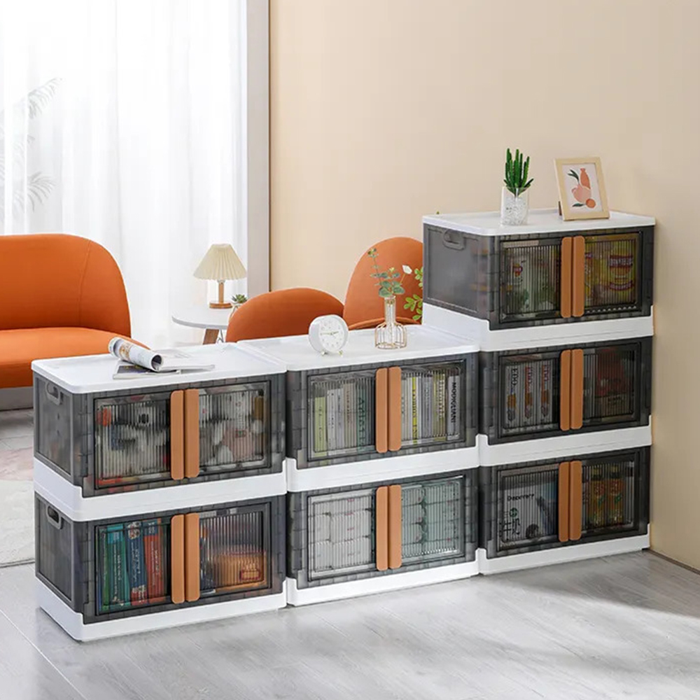 오라플 대형리빙박스 폴딩박스 접이식정리함 32L