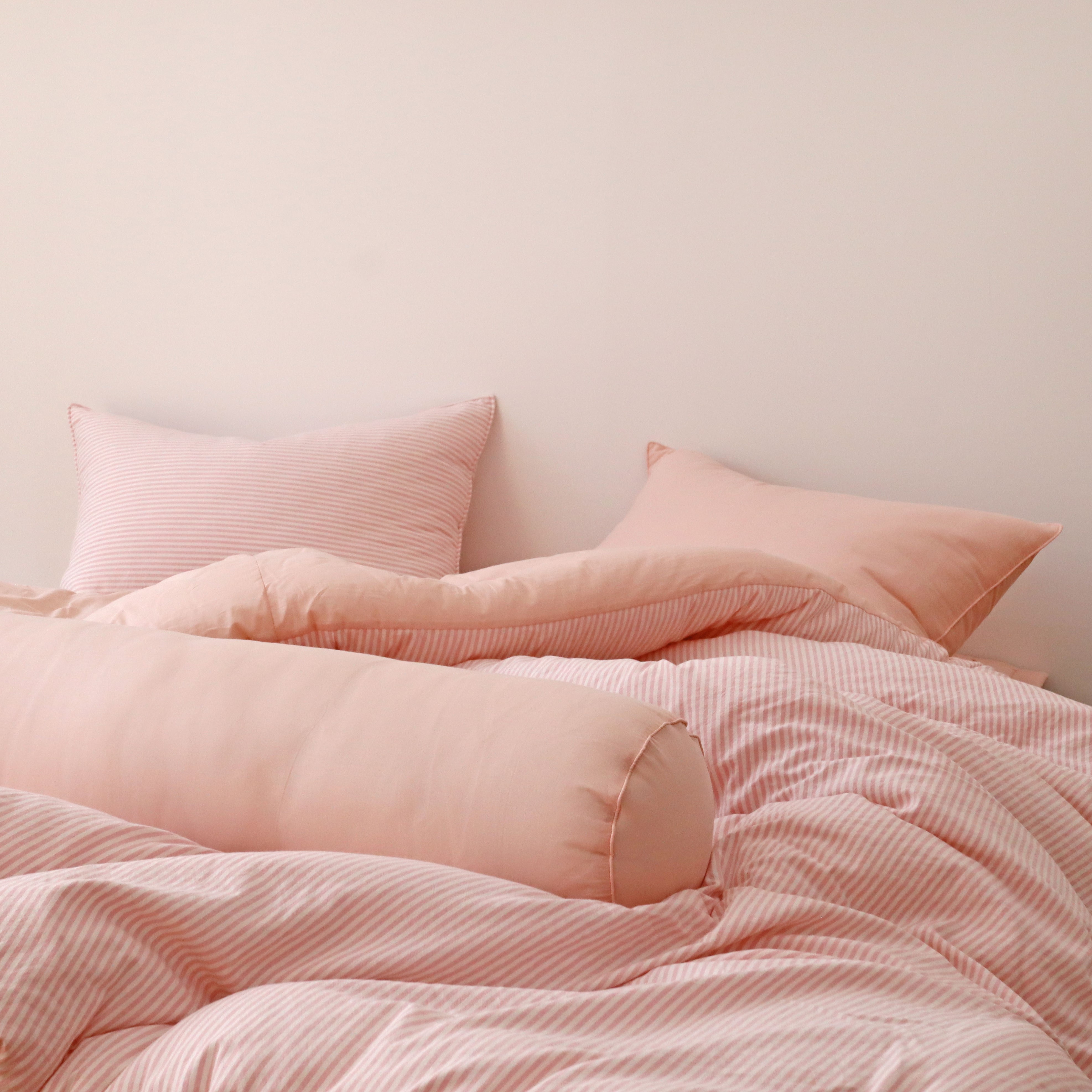 스트라이프 워싱 광목 60수 아사 순면 알러지케어 봄 사계절 차렵이불 S/SS