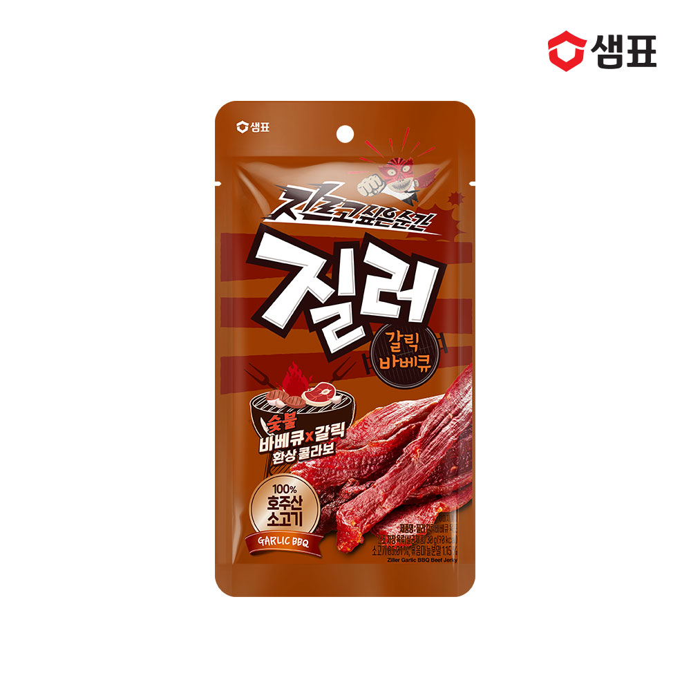 샘표 질러 갈릭바베큐 육포 30g 5개 - 상품 이미지