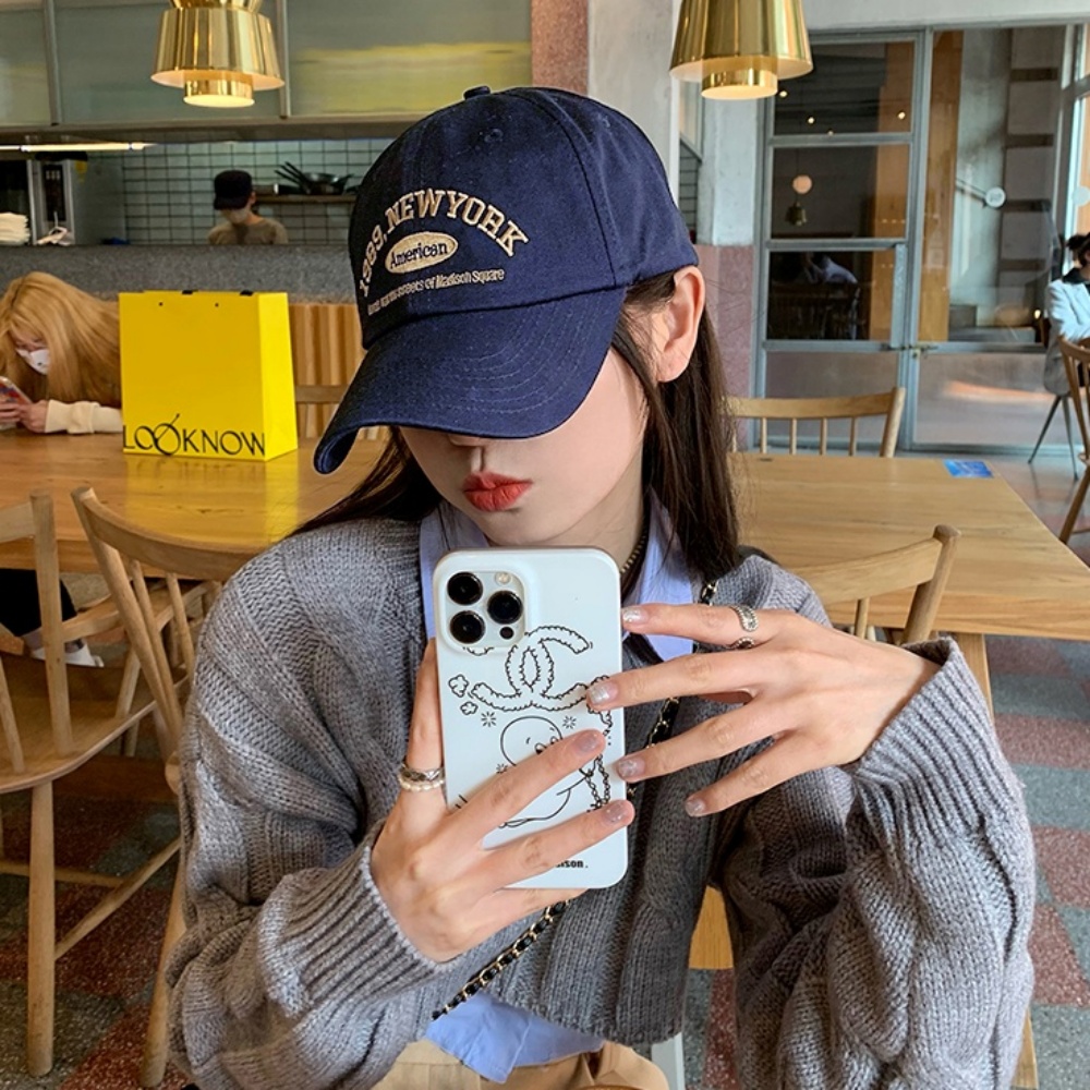 여자 초록색 모자 야구 볼캡 레터링 스포츠 캡모자 이미지 6