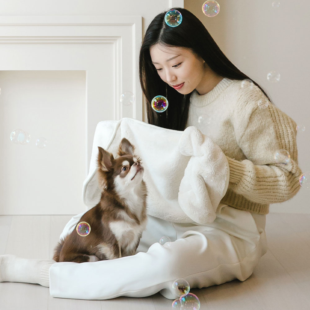 펫트리움 펫타올 강아지 고양이 목욕 수건 애견타올 담요 - 상세 이미지 2