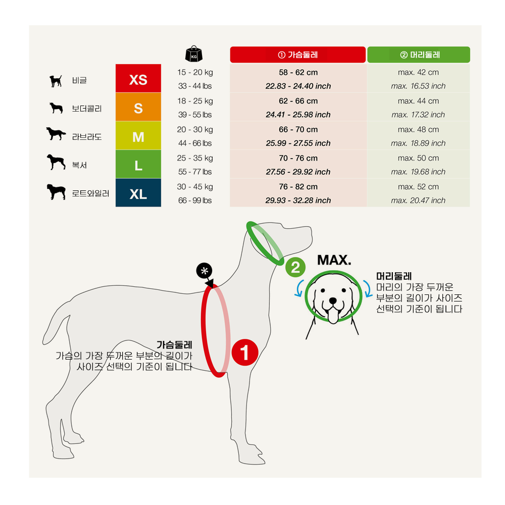 스위스 큘리 대형견 하네스 벨카 컴포트 블랙, L-가슴둘레 70-76cm 이미지 8