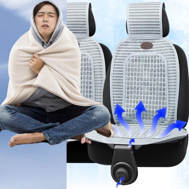 차량용 바람방석 운전석통풍시트 자동차쿨시트 12V - 상품 이미지