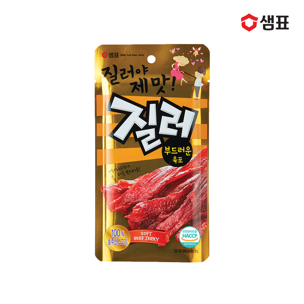 샘표 질러 부드러운 육포 30g 5개 - 상품 이미지