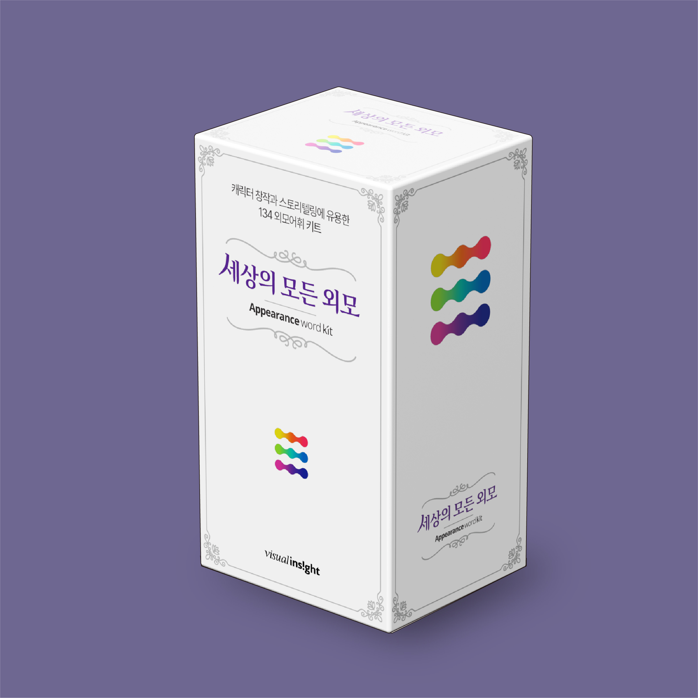 [세상의 모든 외모] 캐릭터의 생김새 설정과 스토리텔링을 위한 134종의 어휘카드와 맵 - 상품 이미지