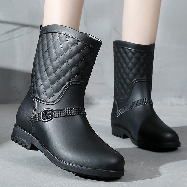 여성 장화 레인부츠 17 (성인 여름 예쁜 비 미끄럼방지 방수)