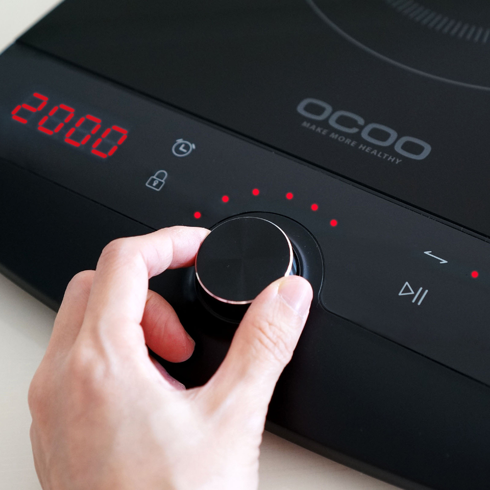 [평생 AS보장 제공] 오쿠 휴대용 1구 인덕션 OCC-IH200B 주방의 청결과 편리함