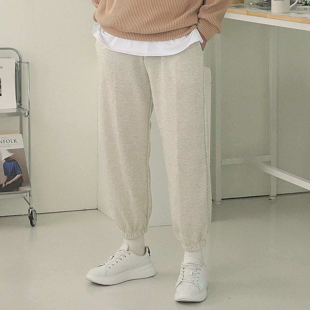 1+1 남자조거팬츠 트레이닝 밴딩 남자면바지 이미지 3