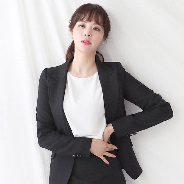 여성정장자켓 면접자켓 간절기 마이 [기획] - 상세 이미지 3