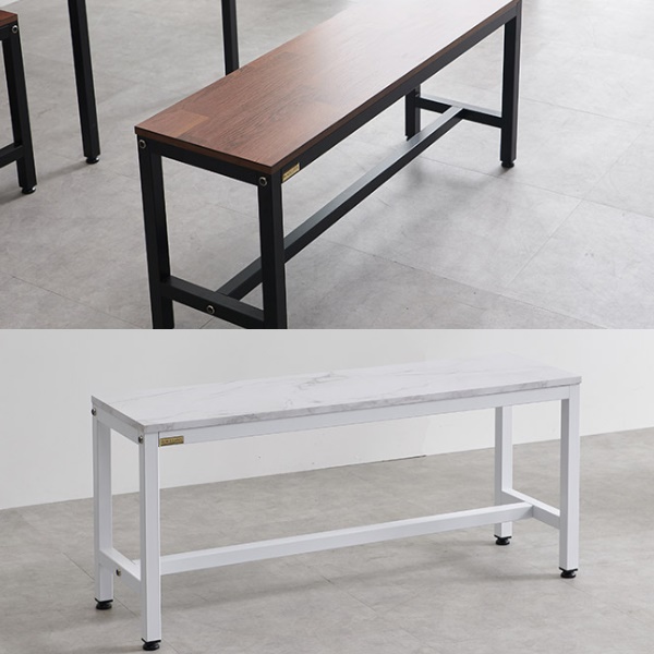 튼튼한 벤치형식탁의자 실내벤치의자 철제 일자의자