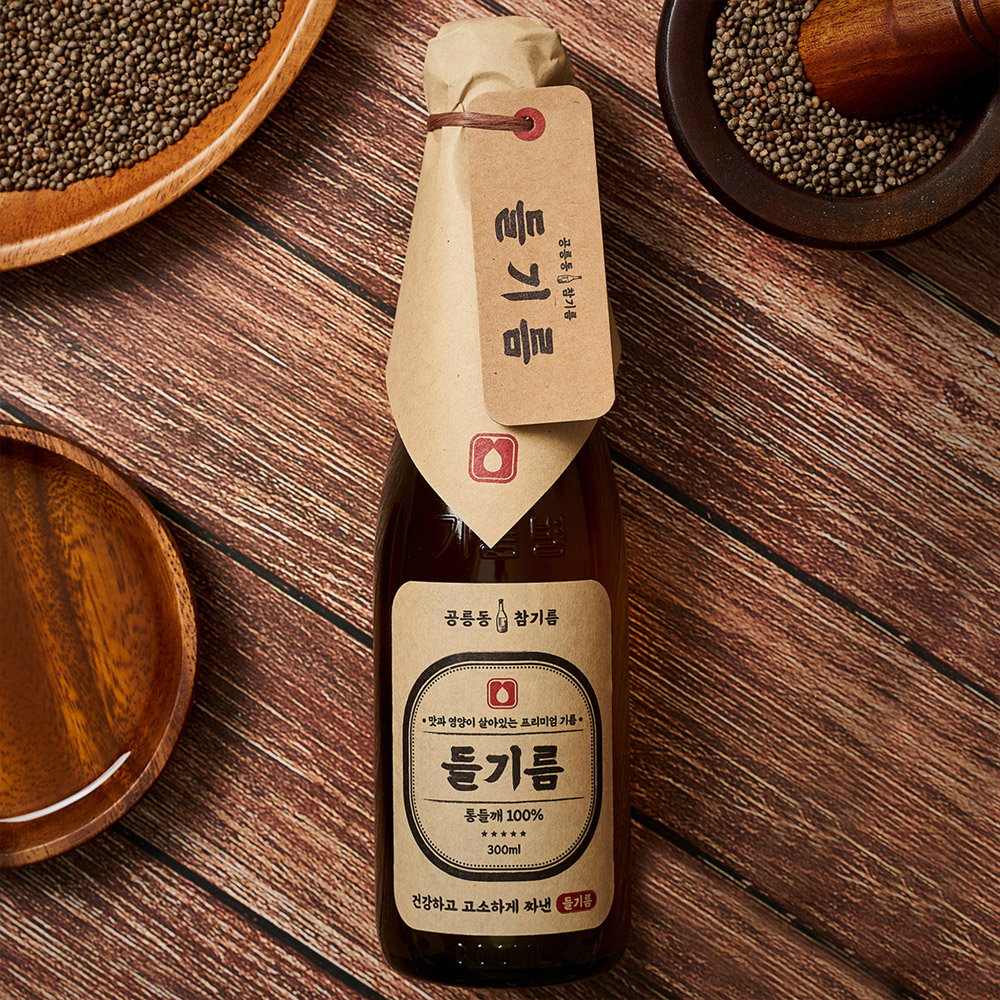 중국산들기름 300ml 고소한 저온압착 방앗간 답례품 선물세트 공릉동참기름