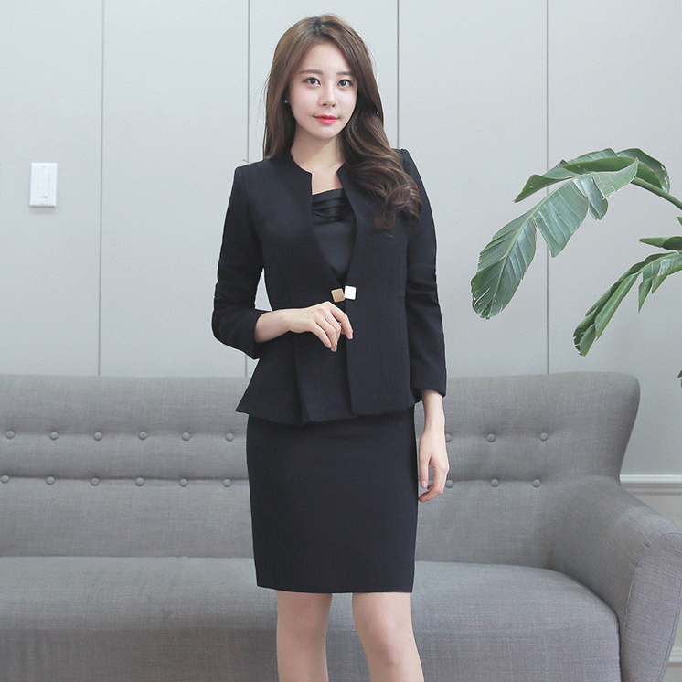 아나운서자켓 여자정장자켓 아이보리 [사각단추] - 상세 이미지 3