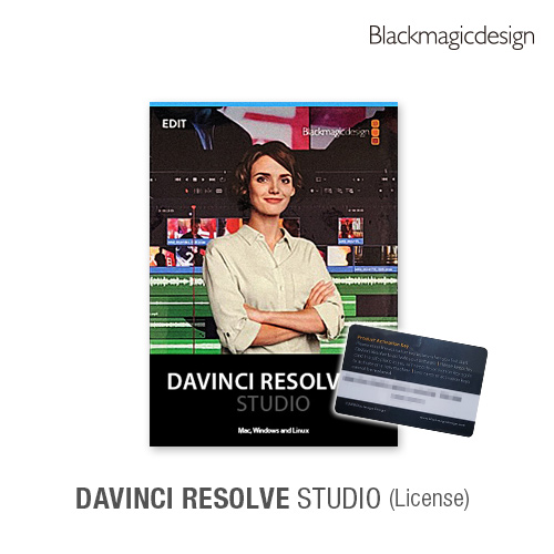 BLACKMAGIC DESIGN 다빈치리졸브 DaVinci Resolve Studio 라이센스 키 타입