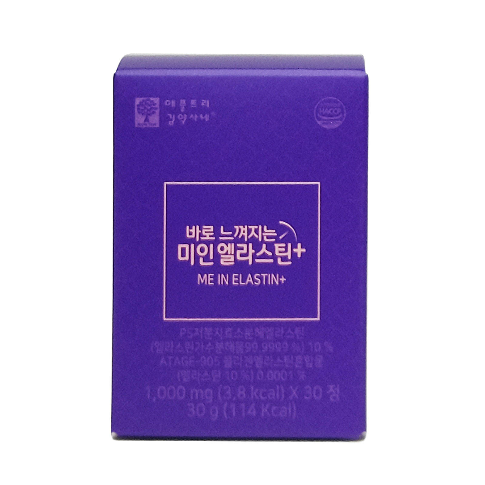 애플트리김약사네 바로 느껴지는 미인 엘라스틴 플러스 1000mg x 30정