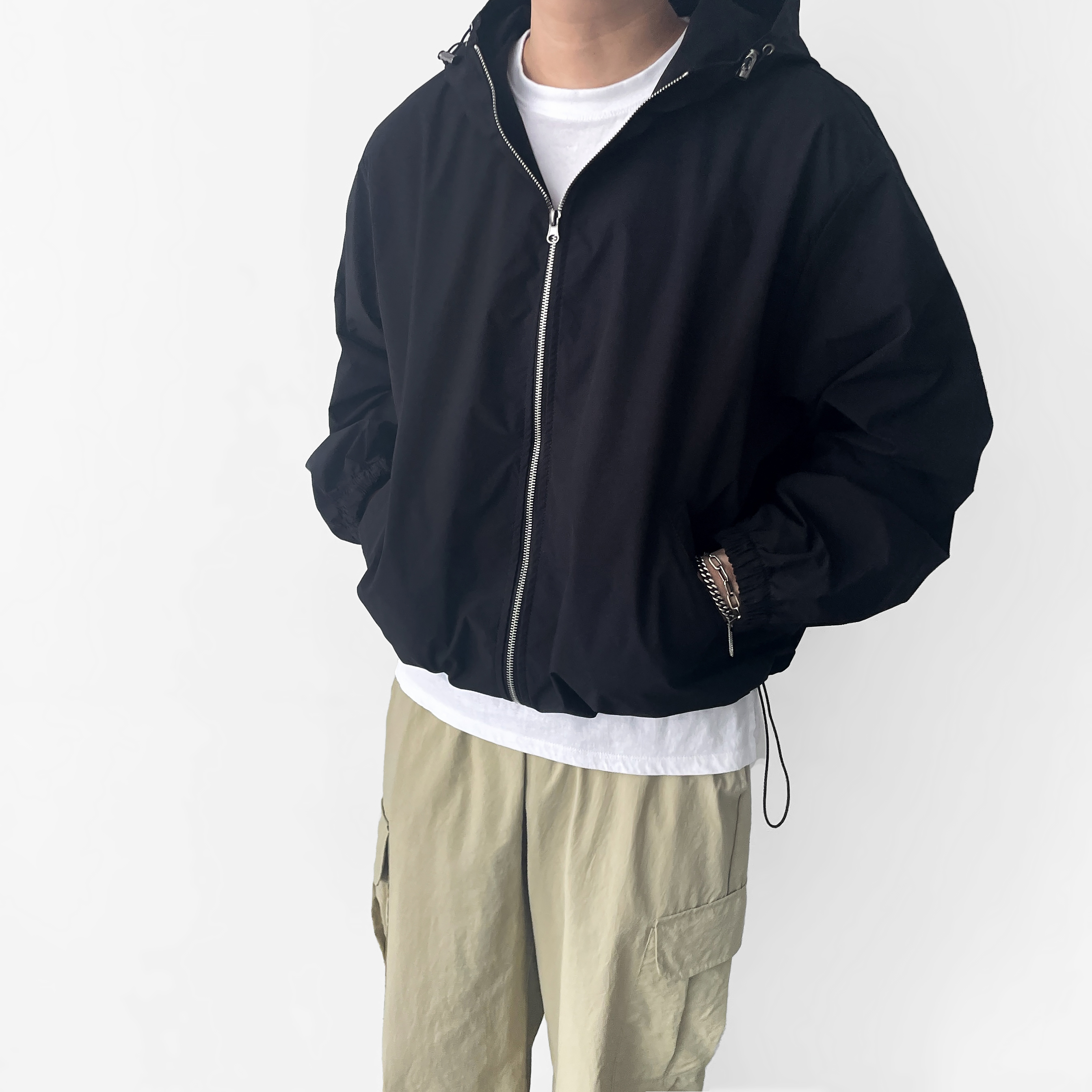 오버핏바람막이 중학생 후드바람막이 이미지 2