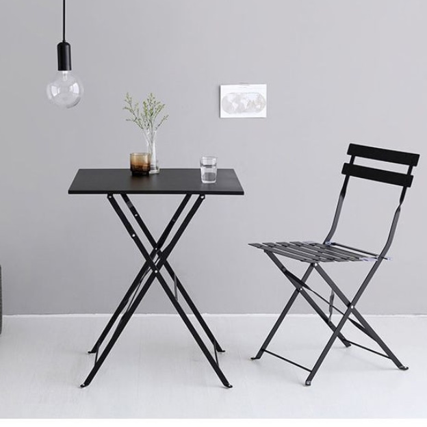 접이식 디자인 기능성 높은 거실 테이블 소파 베란다 티 테이블