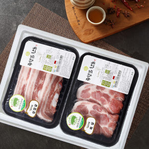 한돈 선물세트 목살 삼겹살 보성녹돈 돼지고기 구이용 500g+500g 맛있게 먹은 솔직 후기 - 상품 이미지 1