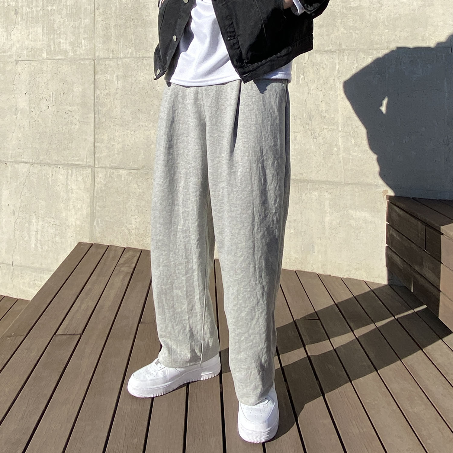 와이드트레이닝팬츠 스웻팬츠 스웨트팬츠 - 상세 이미지 2