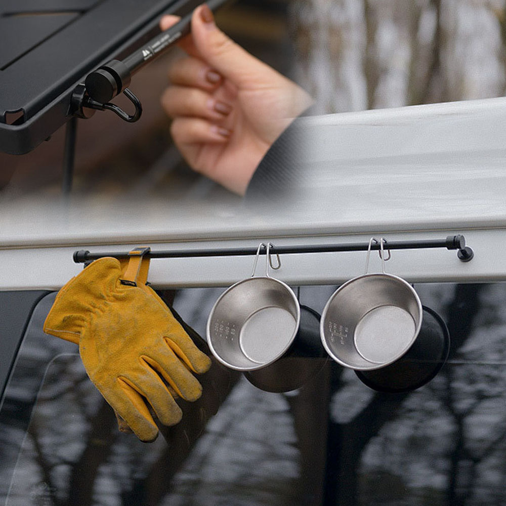 캠핑 쉘컨 사이드바 자석고리 행어 행거 마그네틱 스노우피크 쉘프 호환 테이블