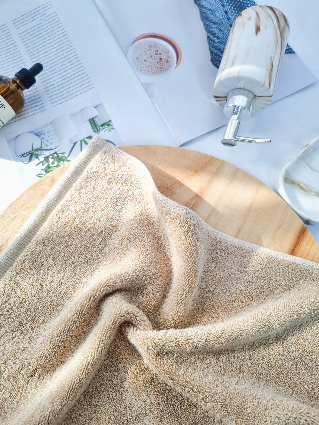 로열 코마사 210g 두툼한 고급 호텔수건 답례품 제작 세면타올 국내생산 기념 단체 - 상세 이미지 4