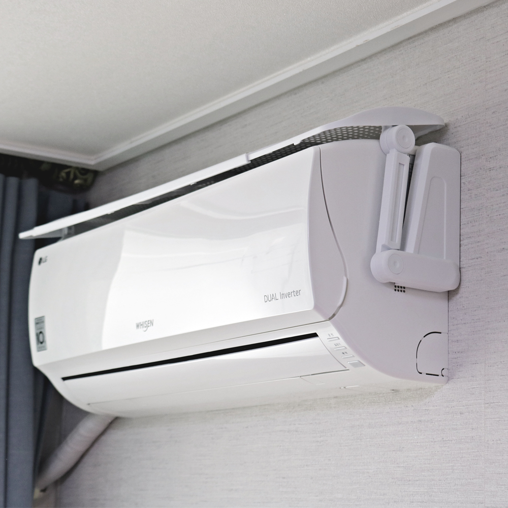 윈드비 벽걸이 에어컨 바람막이 무풍 무타공 가림막 바람 날개 가드 삼성 LG 휘센 사무실