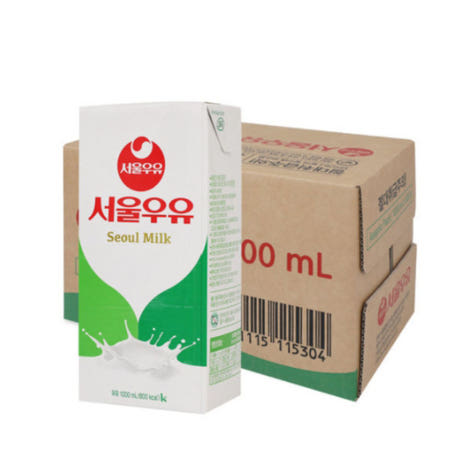 서울우유 멸균우유 1000ml 1L 10팩