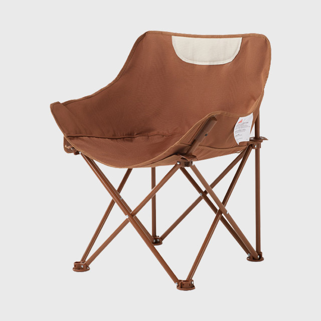 KOOLMAN(쿨맨) 컴팩트 로우 캠핑의자 브라운