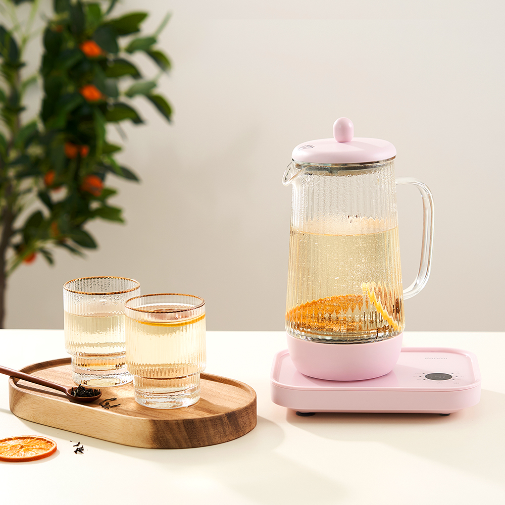 단미 전기포트 유리 티포트 분유 커피 무선 보온포트 800ml DA-KET02