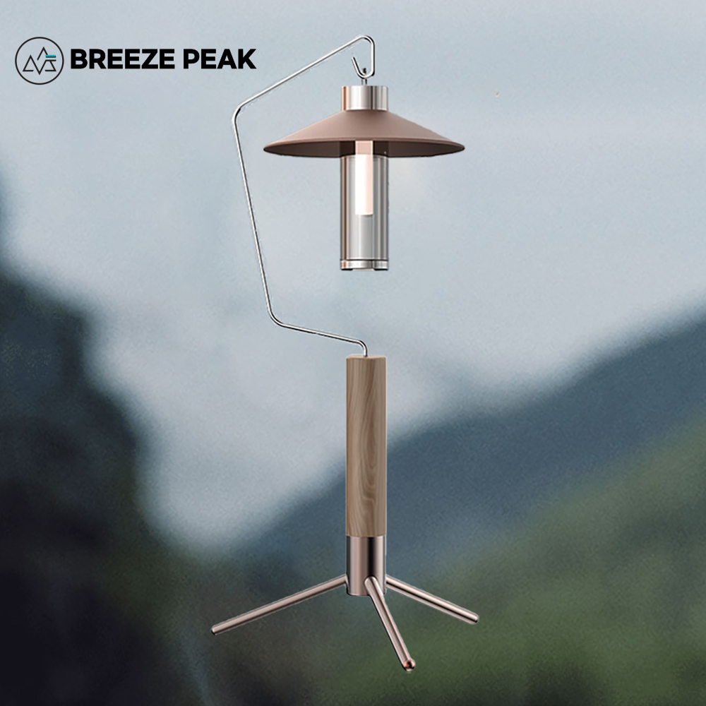 캠핑 랜턴걸이 스탠드 우드 테이블 삼각대 감성 호환 골제로 알리마